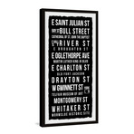 Montgomery Street Framed Print (24"H x 12"W x 1.5"D)