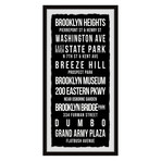 Brooklyn Heights Framed Print (24"H x 12"W x 1.5"D)