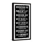 Brookpark Road Framed Print (24"H x 12"W x 1.5"D)