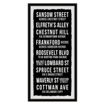 Chestnut Hill Framed Print (24"H x 12"W x 1.5"D)