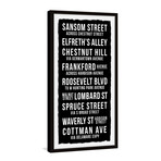 Chestnut Hill Framed Print (24"H x 12"W x 1.5"D)