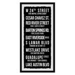 Westlake Drive Framed Print (24"H x 12"W x 1.5"D)