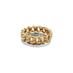 Pomellato // 18K White Gold + 18k Rose Gold Ring // Ring Size: 5.5 // Pre-Owned