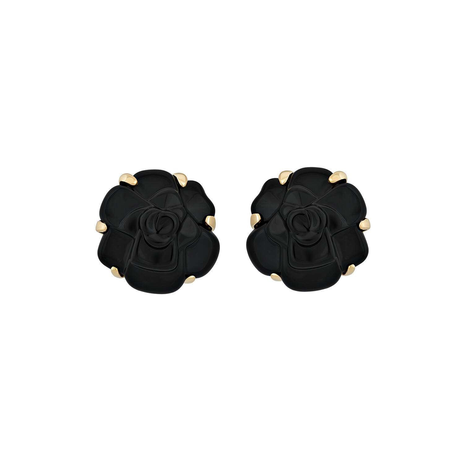 Chanel // 18K Yellow Gold Onyx Earrings // Pre-Owned - Luxury Designer  Jewelry - Touch of Modern