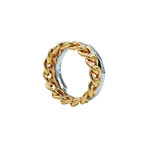 Pomellato // 18K White Gold + 18k Rose Gold Ring // Ring Size: 5.5 // Pre-Owned