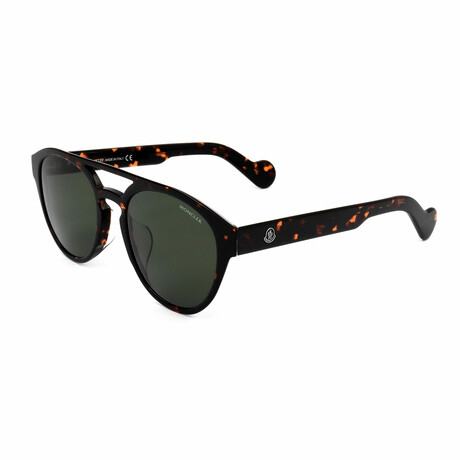 Moncler // Men's ML075-F-52N Sunglasses // Dark Havana