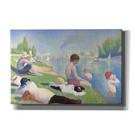 Bathers at Asnieres by Georges Seurat (18"H x 26"W x 0.75"D)