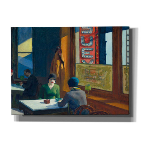 Chop Suey by Edward Hopper (20"H x 24"W x 0.75"D)