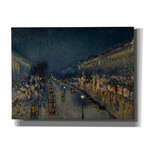 Epic Graffiti 'Boulevard Montmartre At Night, 1897 by Camille Pissarro (20"H x 24"W x 0.75"D)