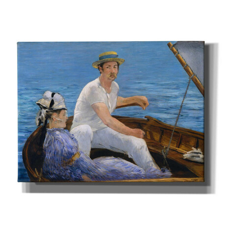 Boating by Edouard Manet (18"H x 26"W x 0.75"D)