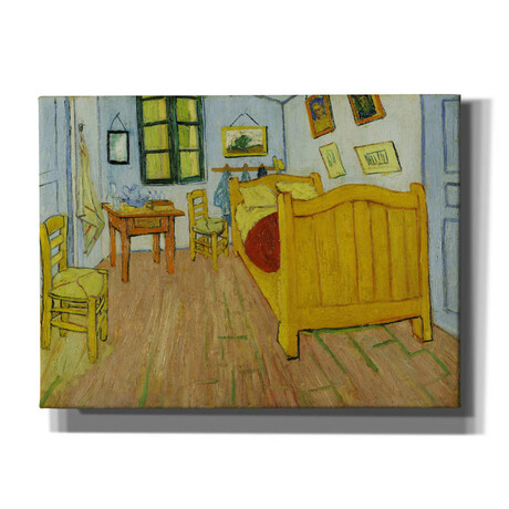 Bedroom in Arles by Vincent van Gogh (18"H x 26"W x 0.75"D)