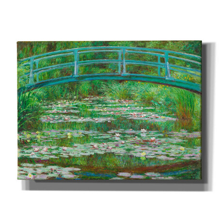 The Japanese Footbridge by Claude Monet (20"H x 24"W x 0.75"D)