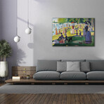 A Sunday on La Grande Jatte by Georges Seurat (18"H x 26"W x 0.75"D)