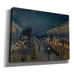 Epic Graffiti 'Boulevard Montmartre At Night, 1897 by Camille Pissarro (20"H x 24"W x 0.75"D)