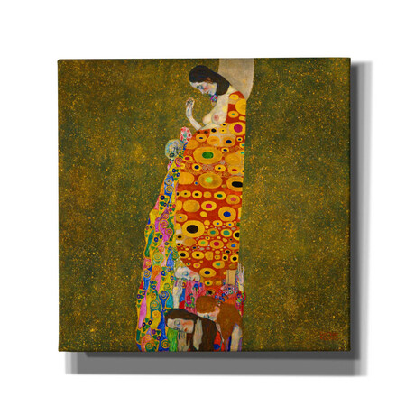 Hope II by Gustav Klimt (18"H x 18"W x 0.75"D)