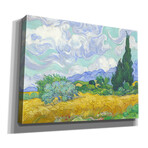 Wheat Field with Cypresses by Vincent van Gogh (18"H x 26"W x 0.75"D)