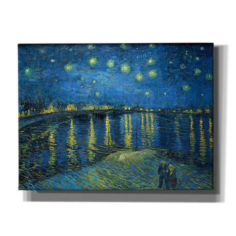 Starry Night Over the Rhone by Vincent Van Gogh (18"H x 18"W x 0.75"D)