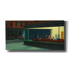 Epic Graffiti 'Nighthawks, 1942 by Edward Hopper (12"H x 24"W x 0.75"D)