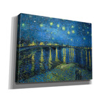 Starry Night Over the Rhone by Vincent Van Gogh (18"H x 18"W x 0.75"D)