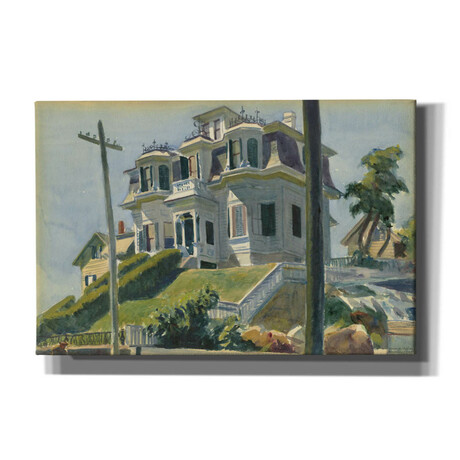 Haskell's House by Edward Hopper (18"H x 26"W x 0.75"D)