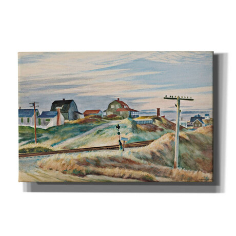 Cottages at North Truro by Edward Hopper (18"H x 26"W x 0.75"D)