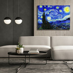 The Starry Night by Vincent van Gogh (20"H x 24"W x 0.75"D)