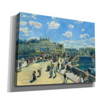 Pont Neuf by Pierre-Auguste Renoir (18"H x 26"W x 0.75"D)