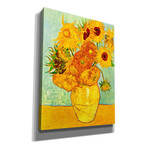 Still Life: Vase with Twelve Sunflowers by Vincent van Gogh (24"H x 20"W x 0.75"D)