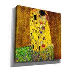 The Kiss by Gustav Klimt (18"H x 18"W x 0.75"D)