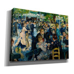 Dance at Le moulin de la Galette by Pierre-Auguste Renoir (18"H x 26"W x 0.75"D)