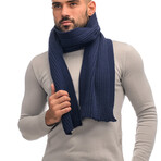 Penn Wool Scarf // Navy