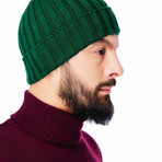 Cascade Wool Hat // Green