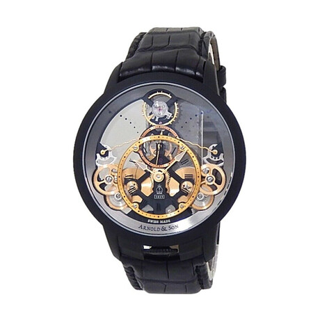Arnold & Son Time Pyramid Skeleton Manual Wind // 1TPBS.R01A.C124B // New