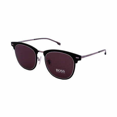 Hugo Boss // Men's 1144-S-6LB Polarized Sunglasses // Ruthenium