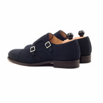 Watford Captoe Double Monk // Dark Blue (Euro: 39)