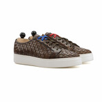 Braided Sneaker Blucher // Brown (Euro: 39)