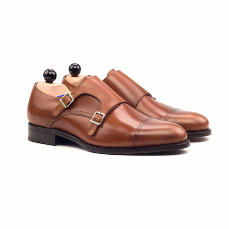Watford Captoe Double Monk // Cognac (Euro: 39)