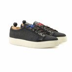 Edgar Sneaker Blucher // Tartan Dark Gray + Dark Gray (Euro: 39)