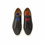 Edgar Sneaker Blucher // Tartan Dark Gray + Dark Gray (Euro: 39)