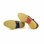 Russel Double Monk Full Brogue // Dark Blue (Euro: 39)