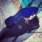 Watford Captoe Double Monk // Dark Blue (Euro: 39)