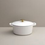 Milo By Kana // 3-Piece Cookware Set // White