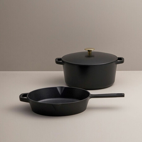Milo By Kana // 3-Piece Cookware Set // Black