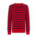 Chris Round Neck Pullover // Red (S)