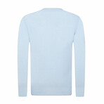 Everett Round Neck Pullover // Blue (XL)