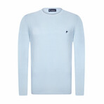 Everett Round Neck Pullover // Blue (XL)
