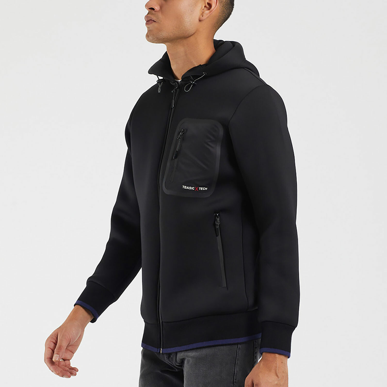 Scuba Fabric Jacket // Black (Small) TBASIC Touch of Modern