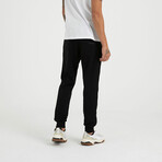 Side Mesh Sweatpants // Black (S)