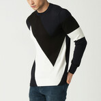 Diagonal Knitwear // Navy (S)
