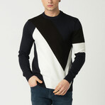 Diagonal Knitwear // Navy (S)